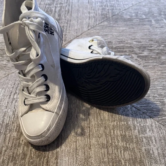 Darc Sport Walk 1 White High-Top Sneakers - Picture 3 of 6